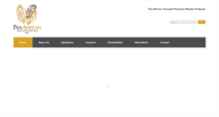 Desktop Screenshot of panafricanresources.com