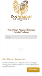 Mobile Screenshot of panafricanresources.com